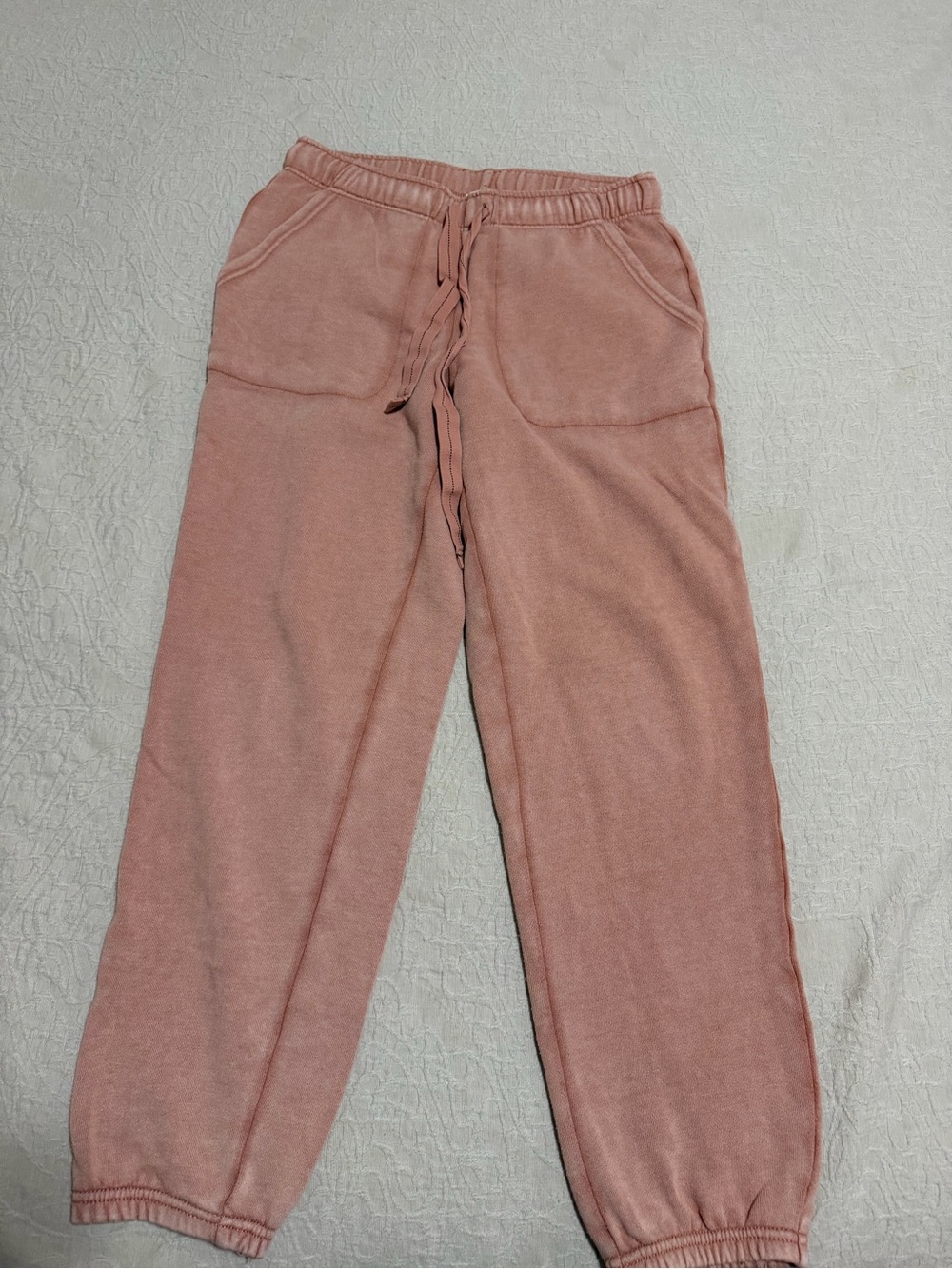 aerie terracotta drawstring sweatpants